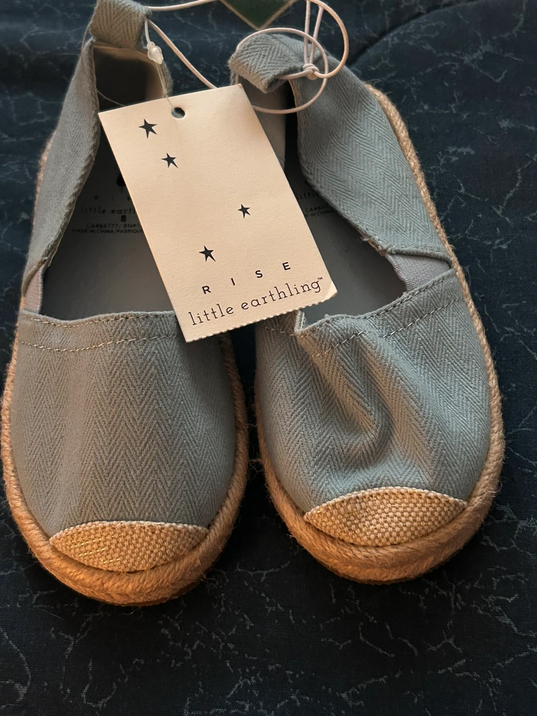 Little Earthling Espadrille Flats - Blue - photo 2