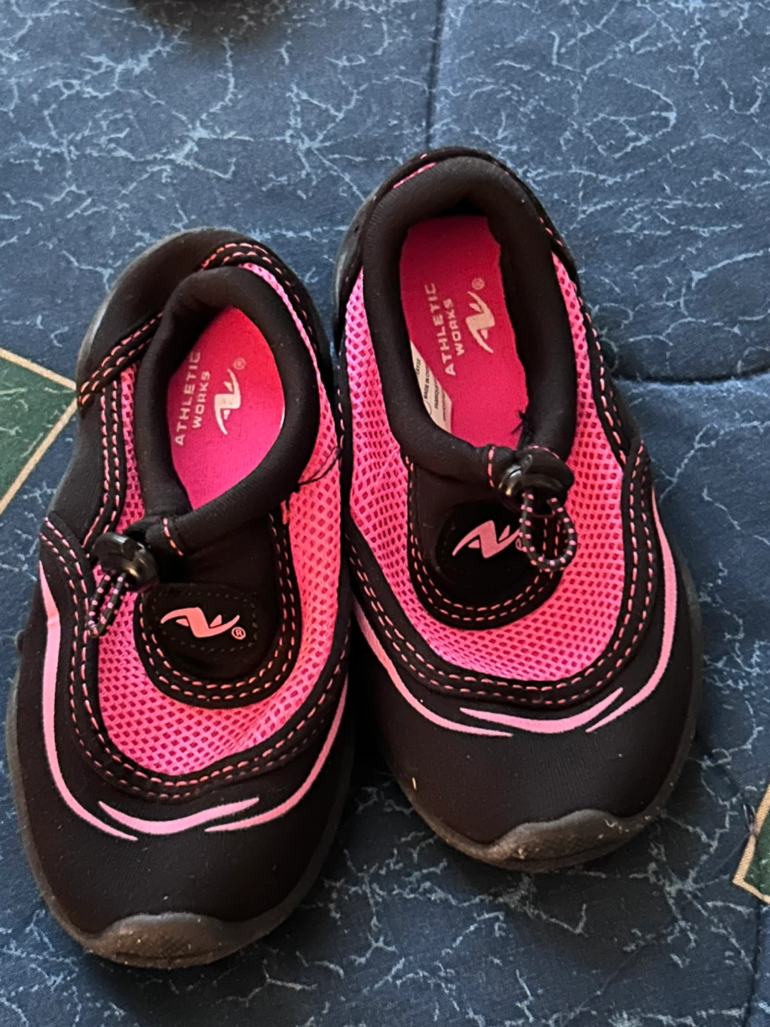 Athletic Works Kids Water Shoes Pink/Black Size Youth 1