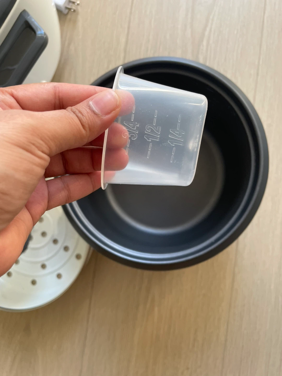 Rice Cooker with Steamer Basket and Measuring Cup - photo 4