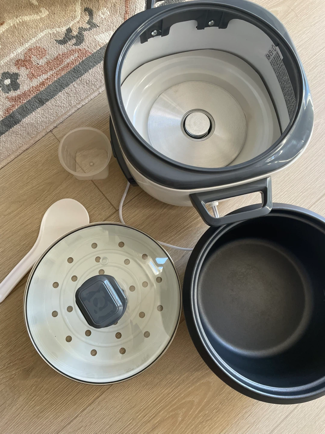 Rice Cooker with Steamer Basket and Measuring Cup - photo 2