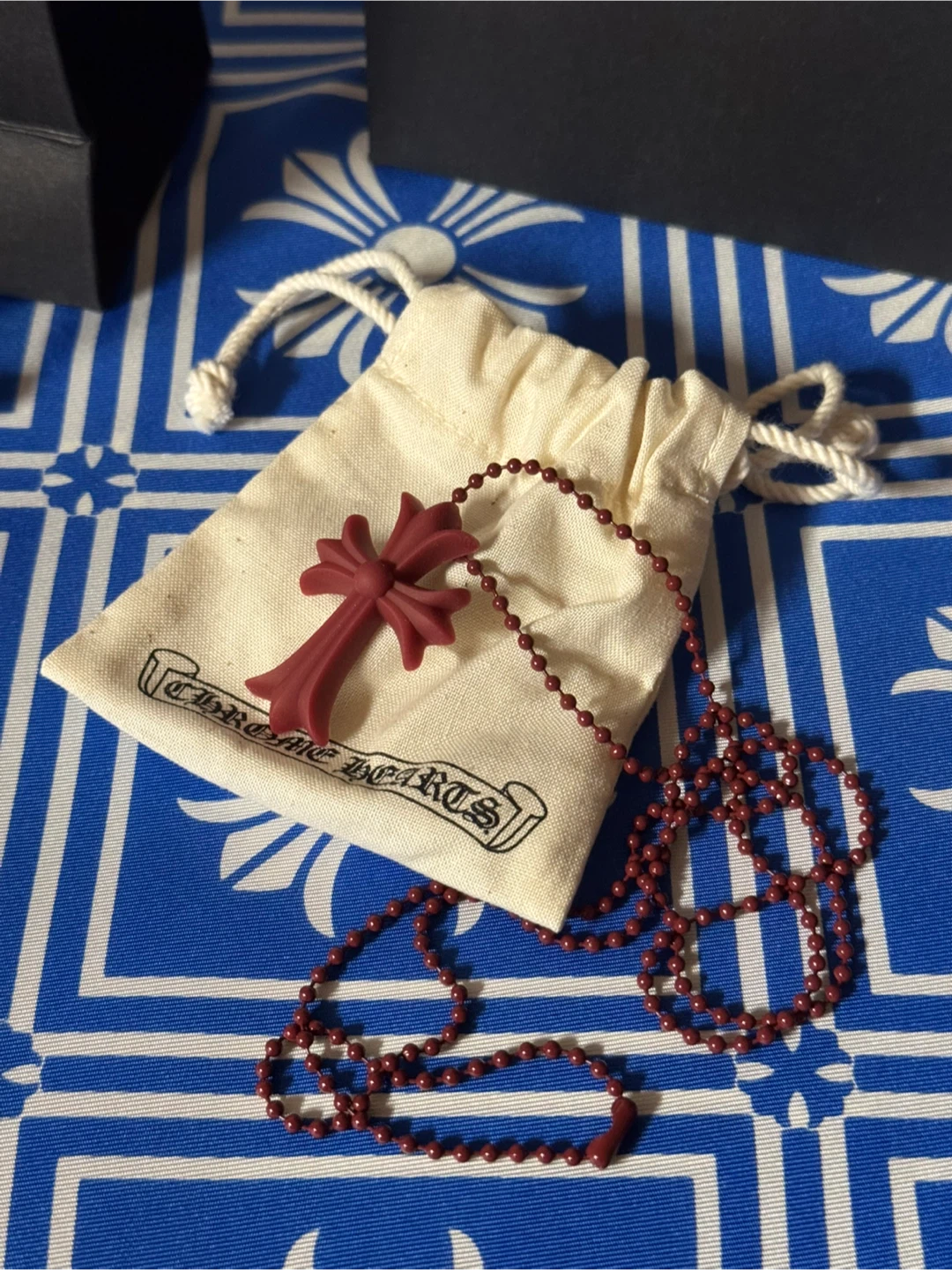 Chrome Hearts Silichrome Cross Necklace - photo 2
