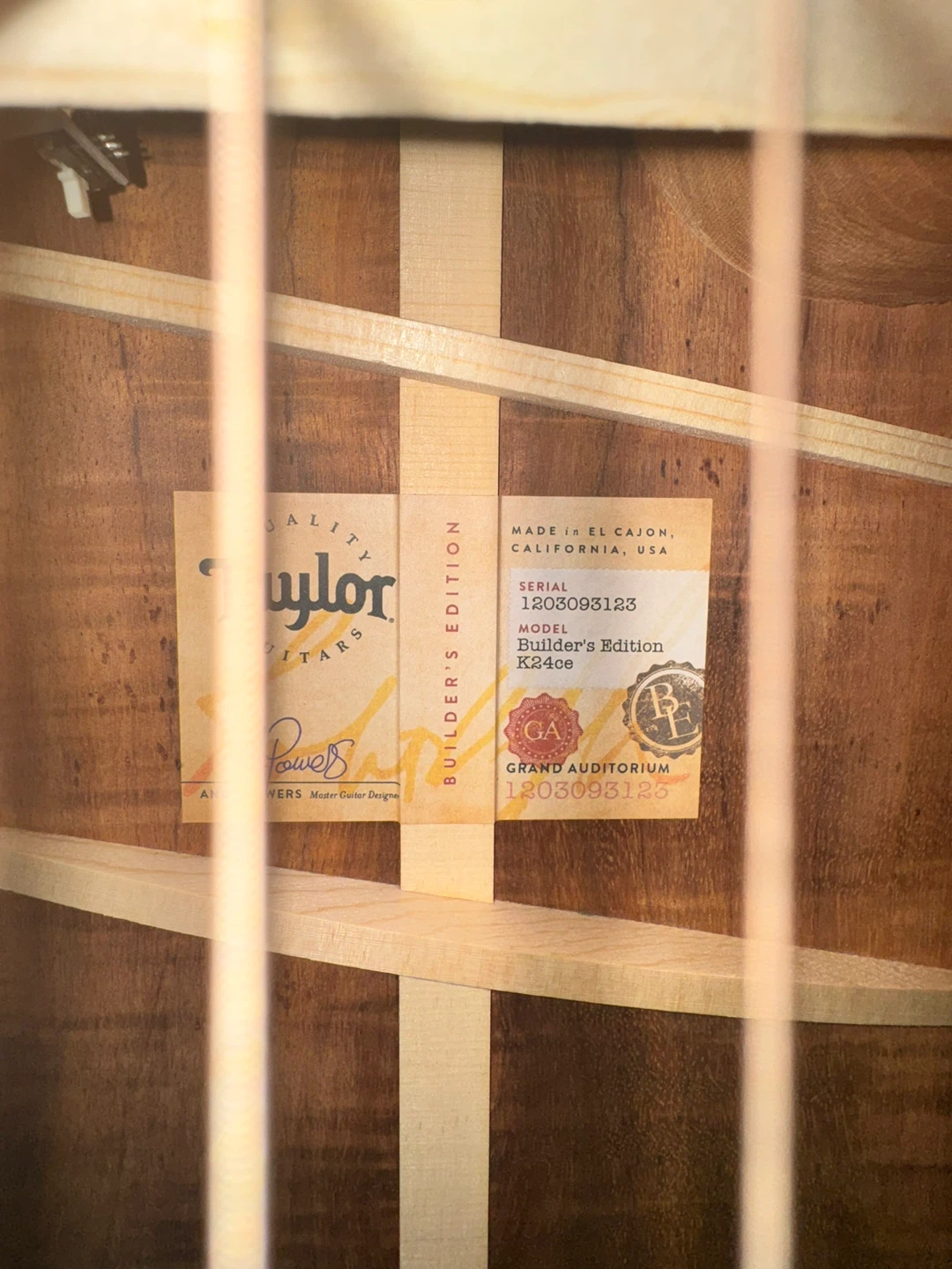 Taylor Builder's Edition K24ce Acoustic Guitar $3000 OBO - photo 2