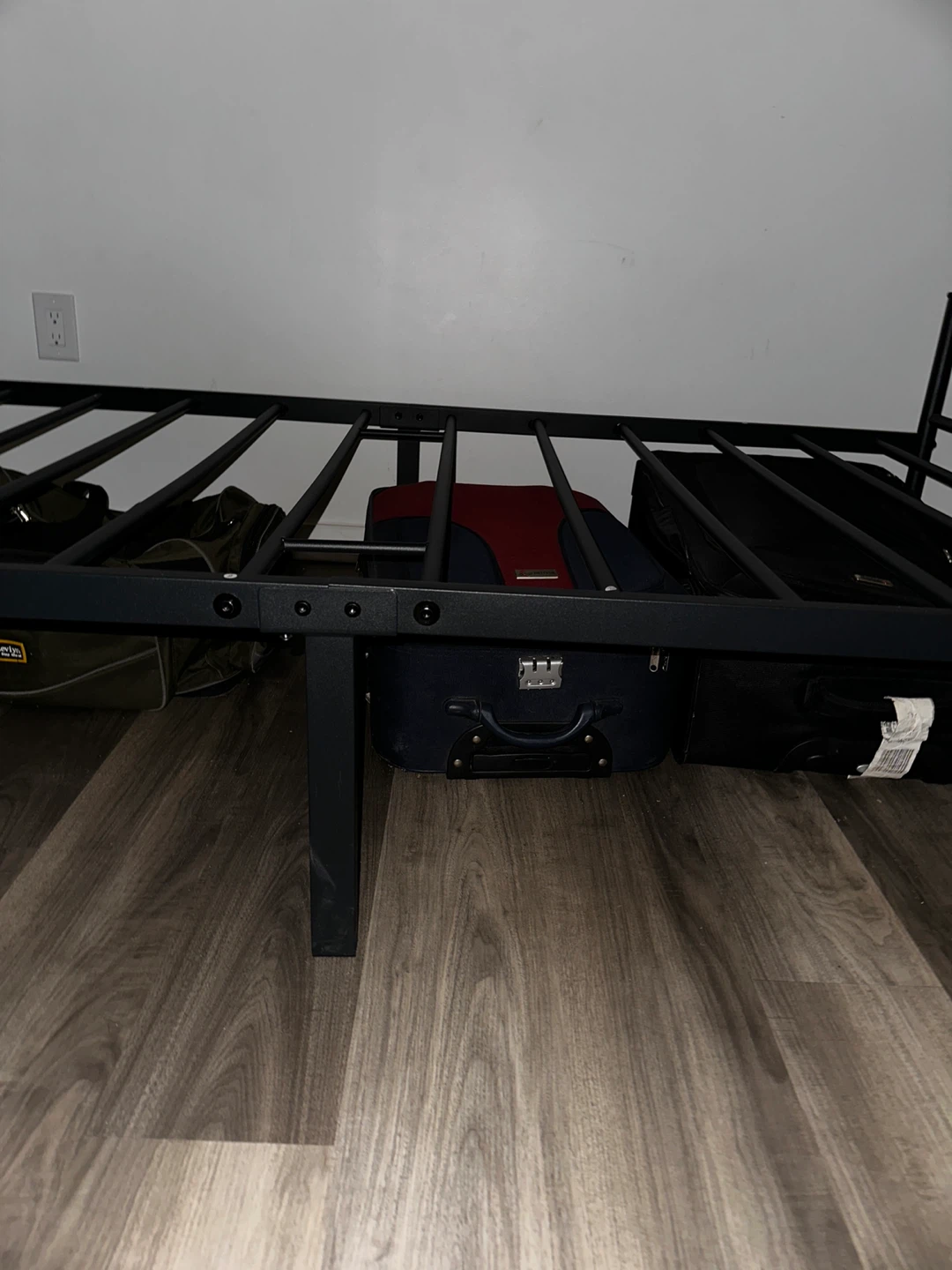 Black Metal Twin Bed Frame - photo 5