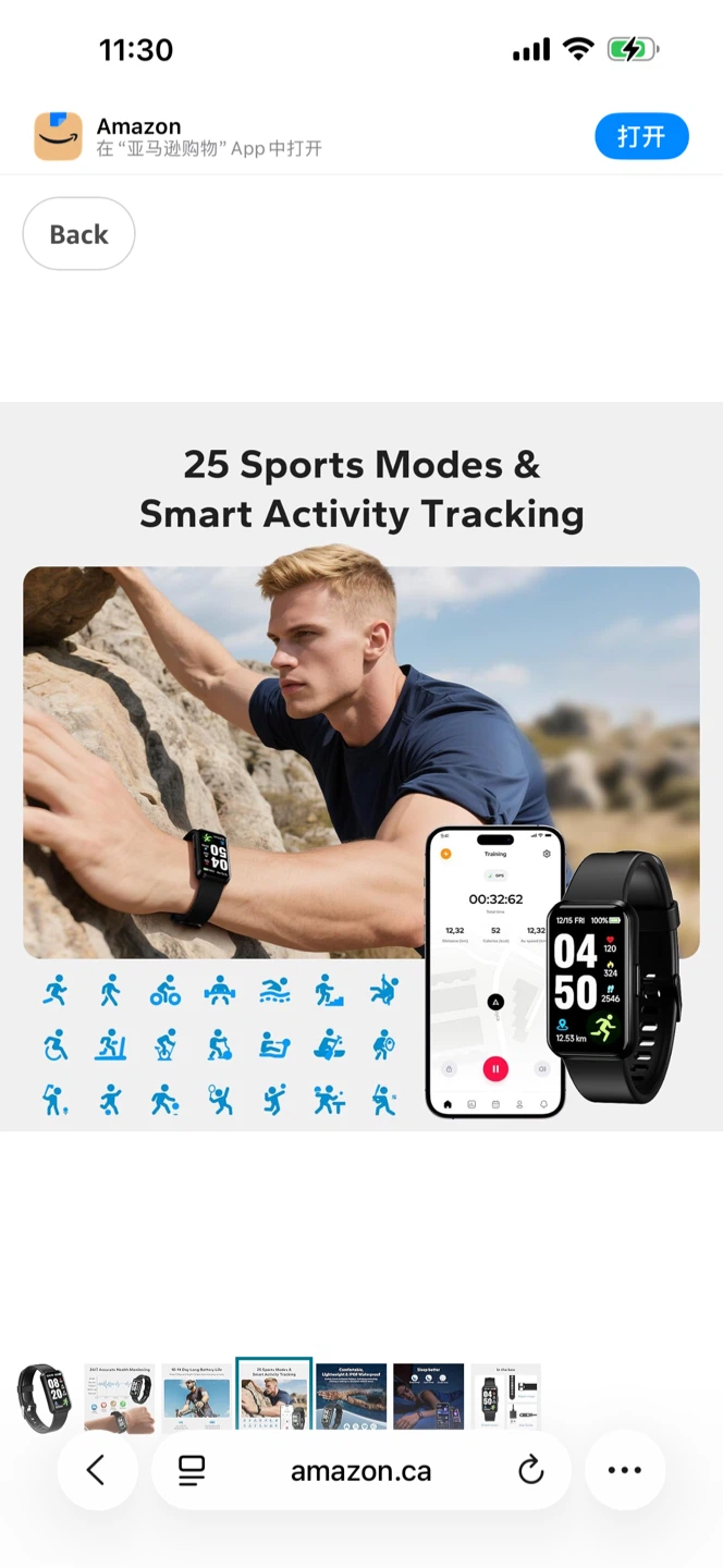 Fitness Smart Tracker with 24/7 Health Monitoring, - photo 4