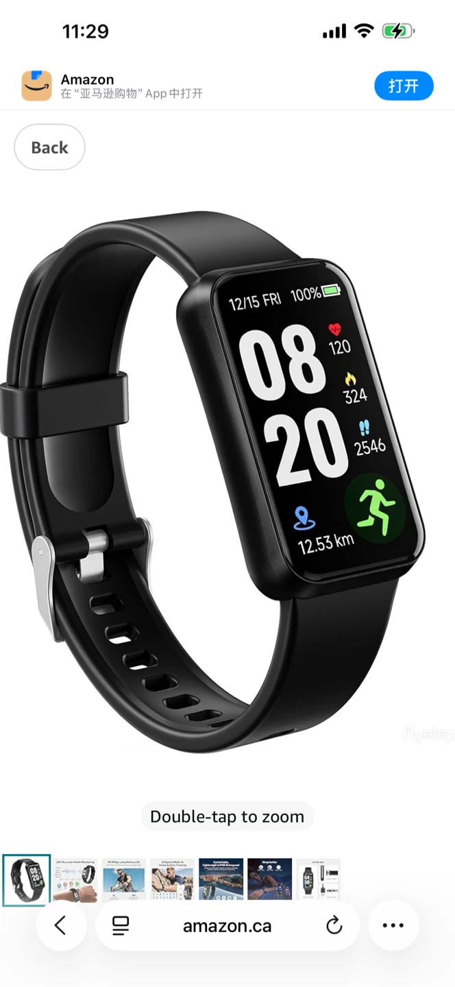 Fitness Smart Tracker with 24/7 Health Monitoring,