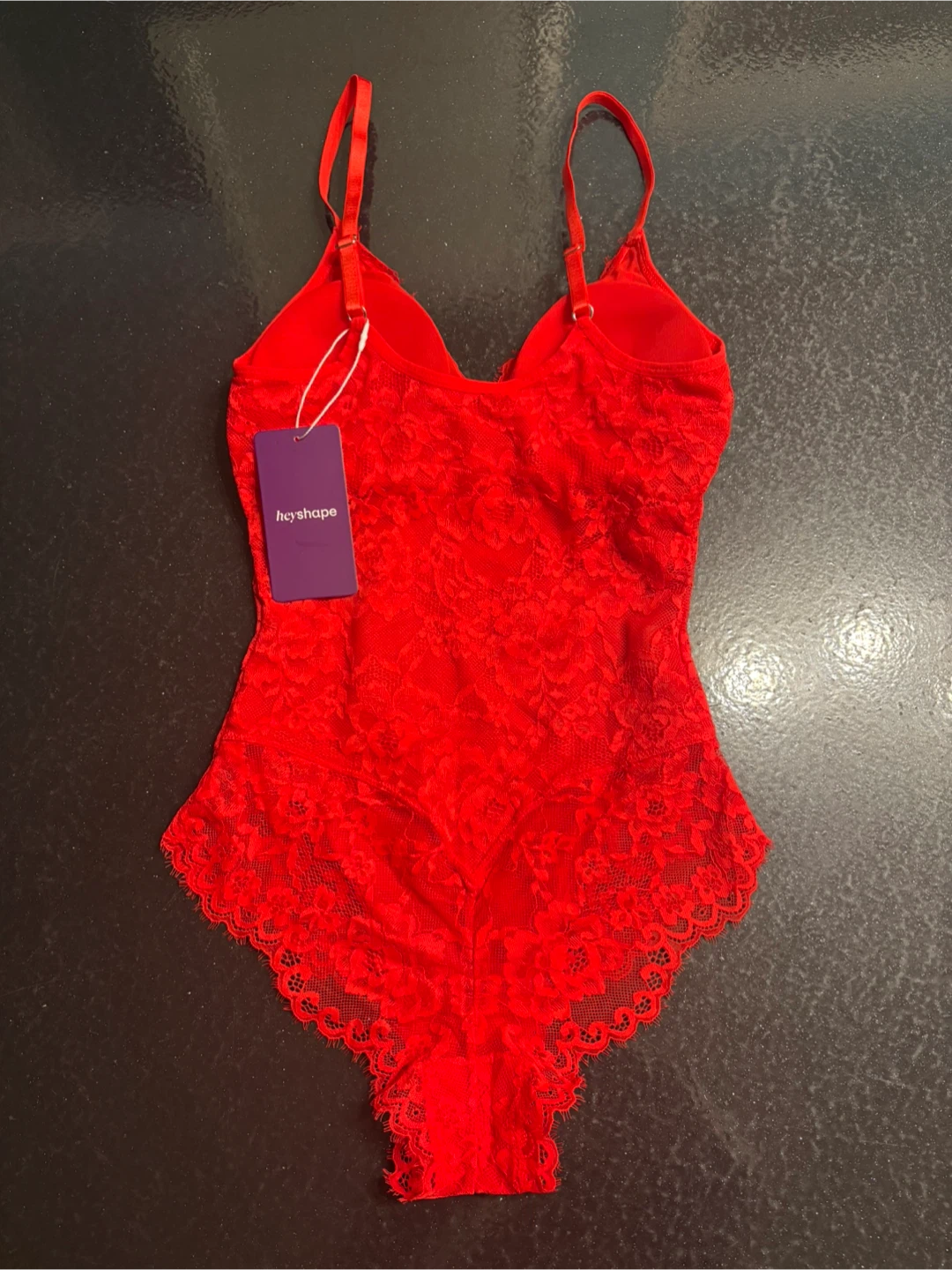 Heyshape Red Lace Bodysuit - Medium - photo 2