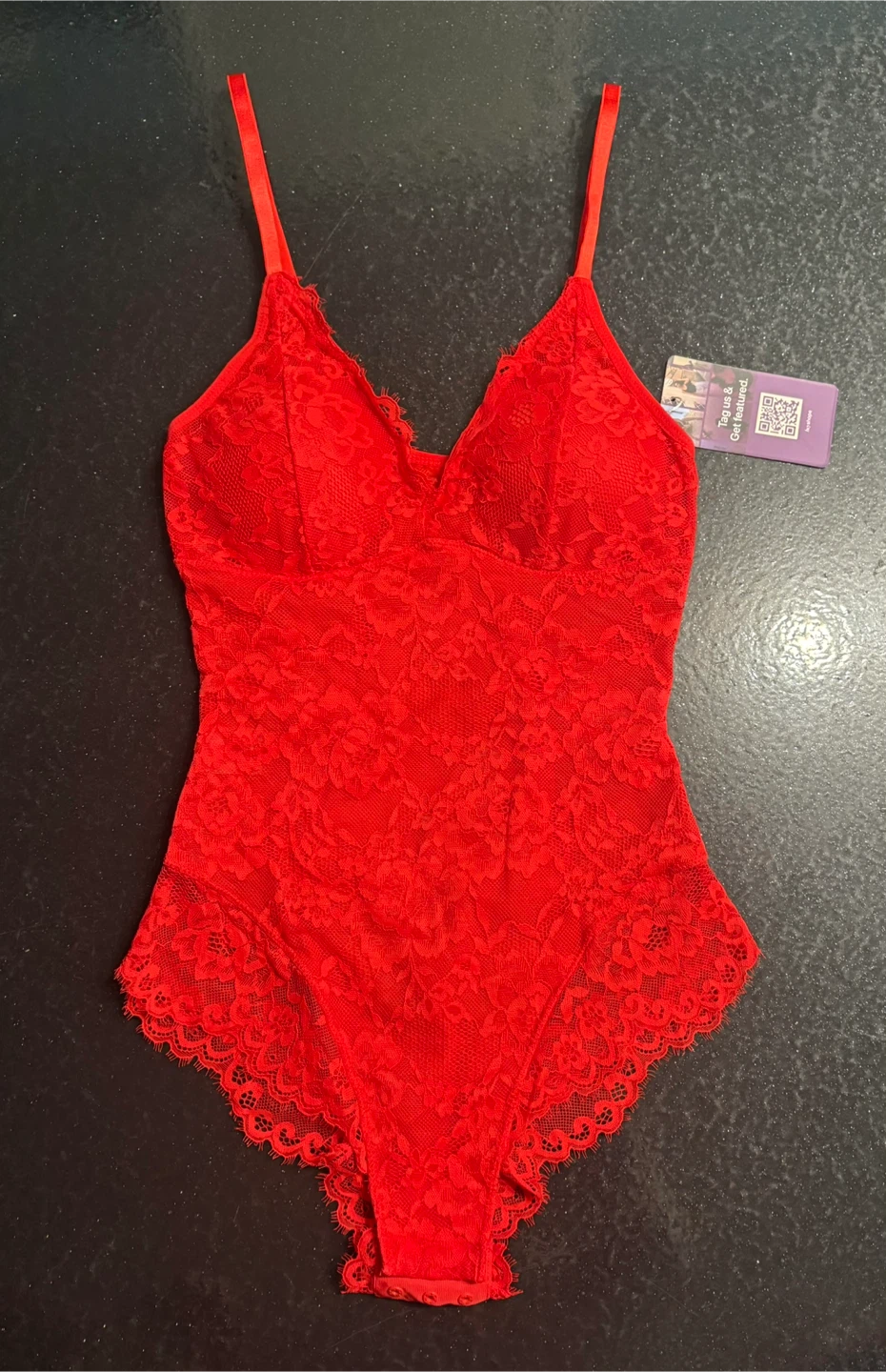 Heyshape Red Lace Bodysuit - Medium