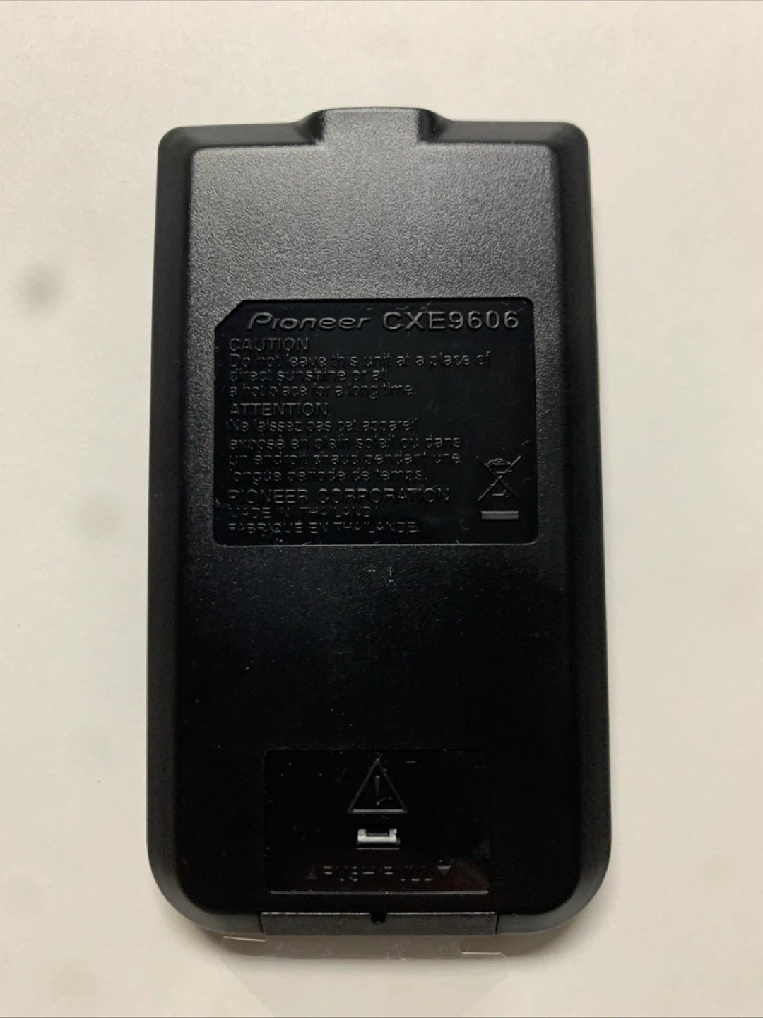 Pioneer CXE9606 Remote Controller - photo 4