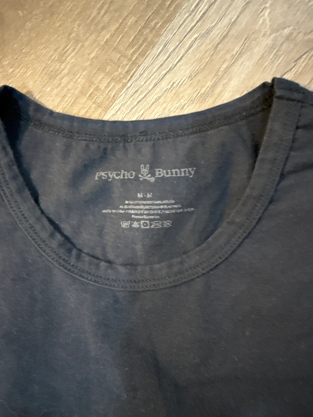 Psycho Bunny Black Cotton T-Shirt - Size M - photo 3