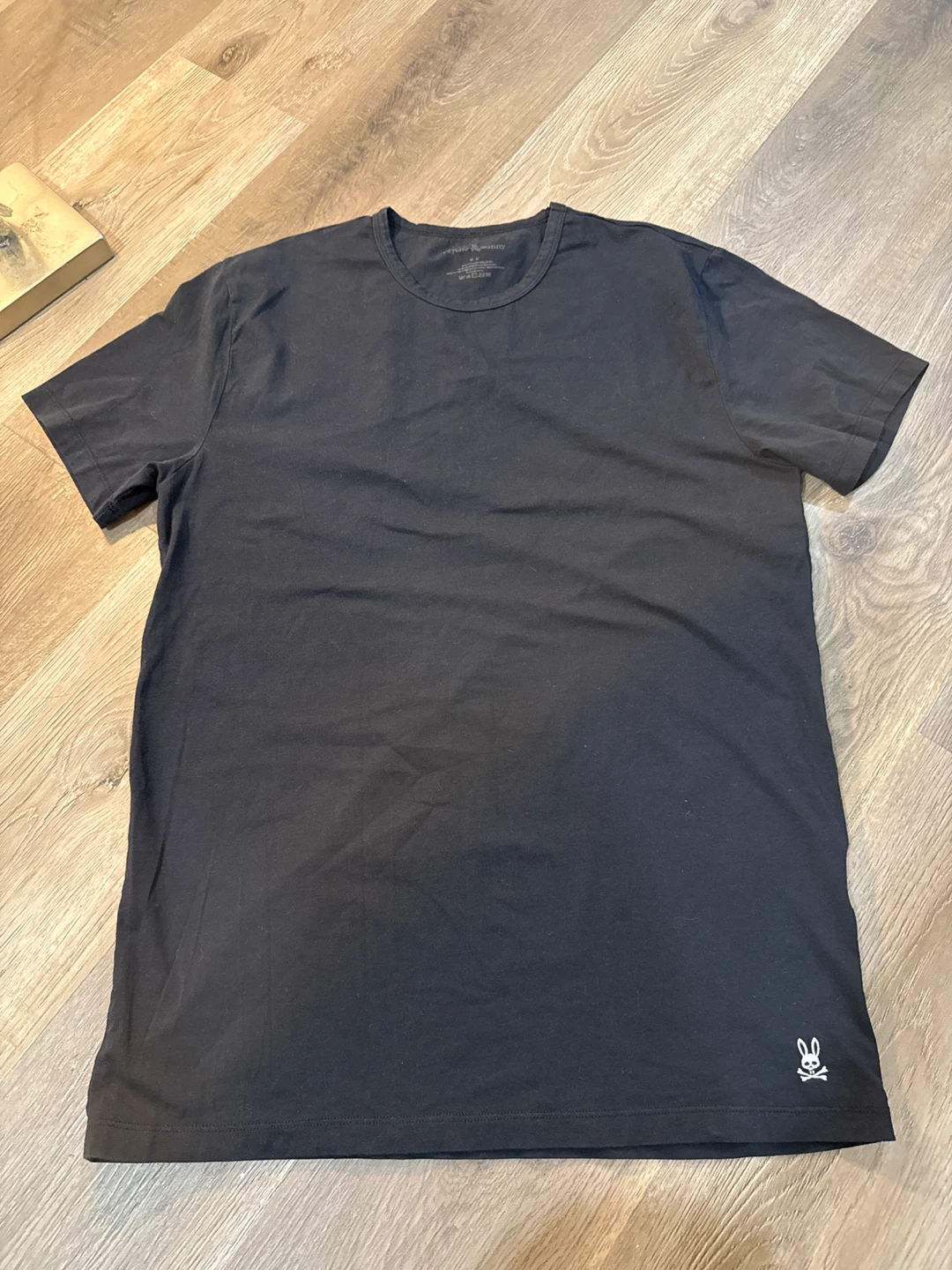 Psycho Bunny Black Cotton T-Shirt - Size M
