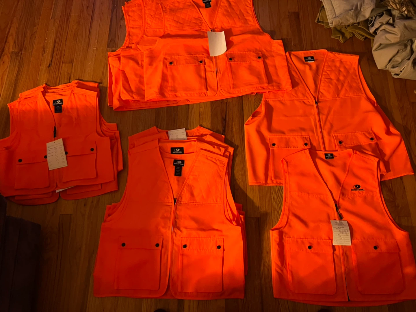 Mossy Oak Orange Hunting Vests