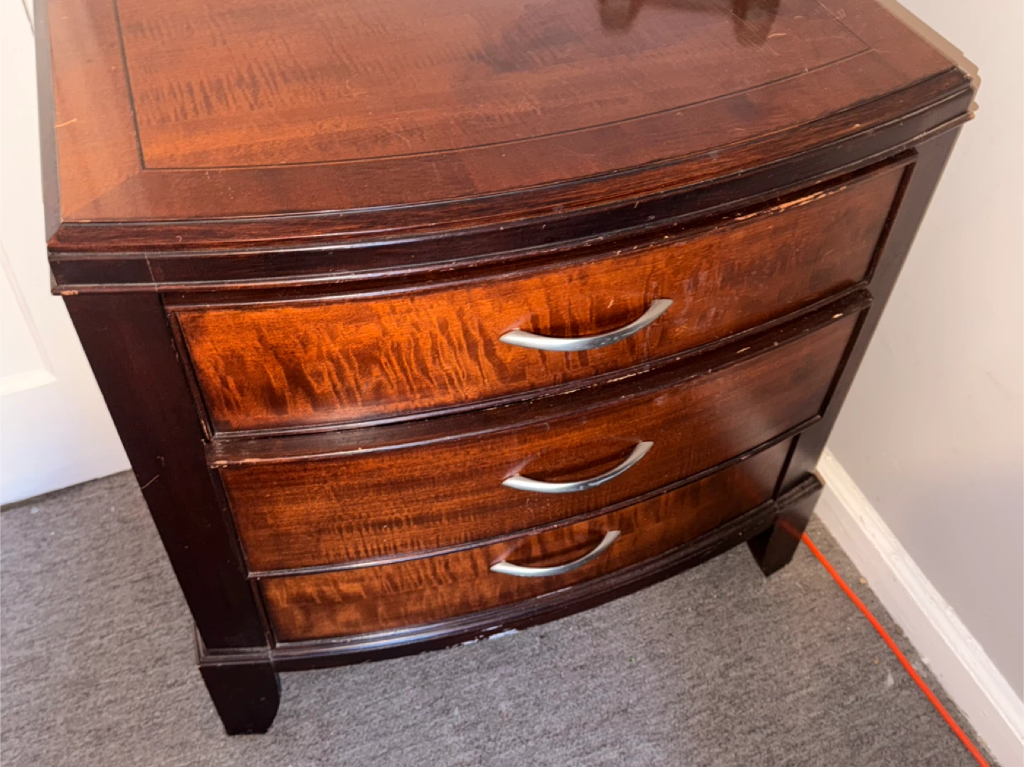 Queen  Bed, 2 tables, dresser , armiore - photo 3
