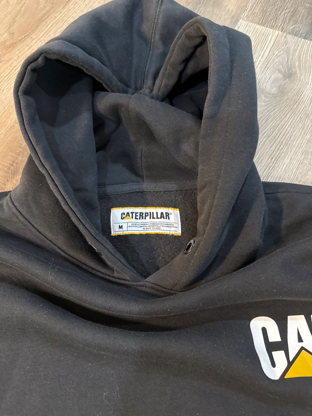 Caterpillar CAT Black Hoodie Size M - photo 5