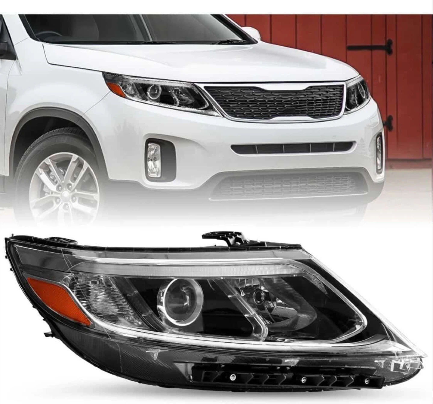 2014 2015 Kia Sorento LX Front Right Halogen Headlight
