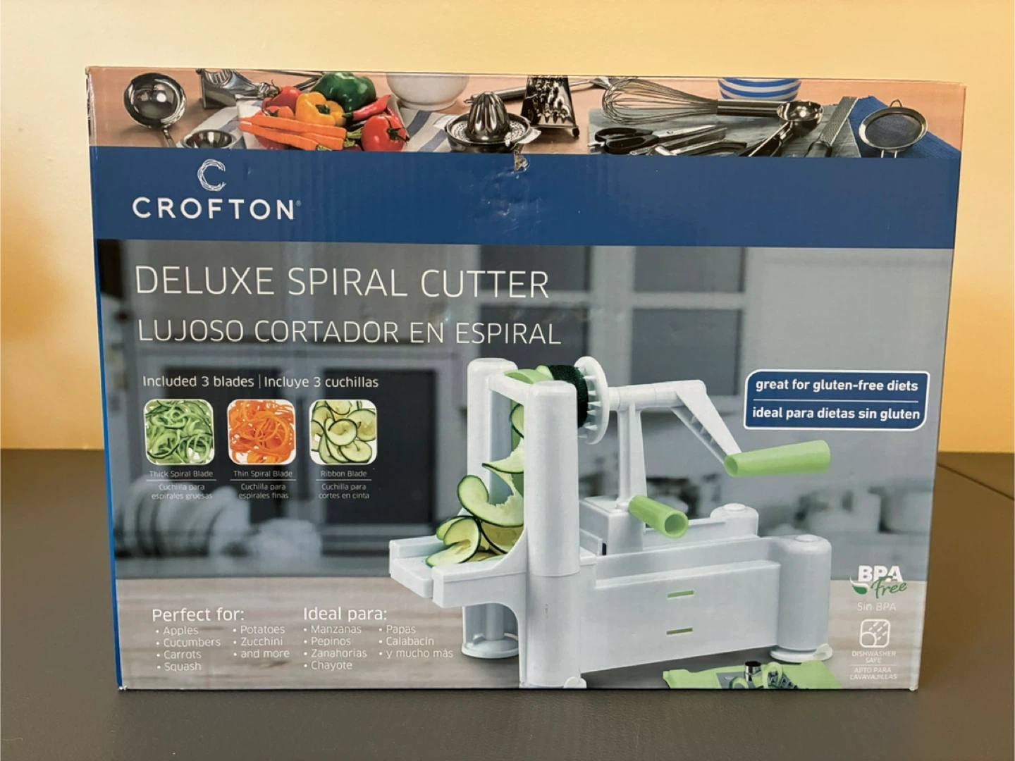 Crofton Deluxe Spiral Cutter with 3 Blades