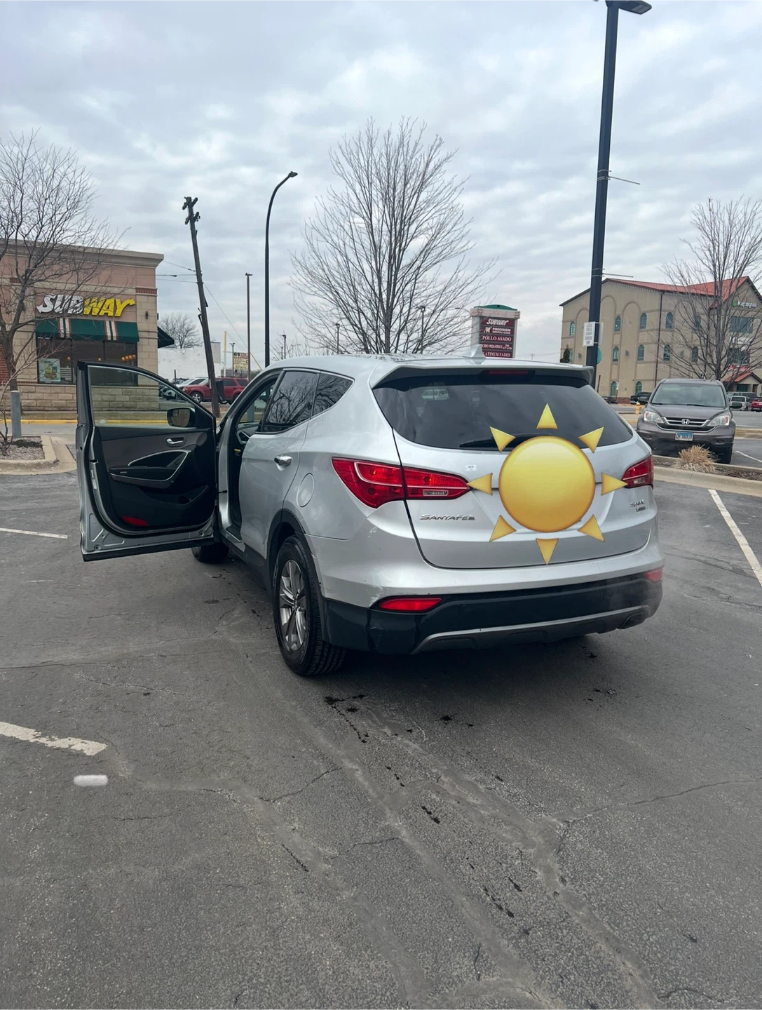 2016 Hyundai Santa Fe Sport AWD Silver SUV - photo 2