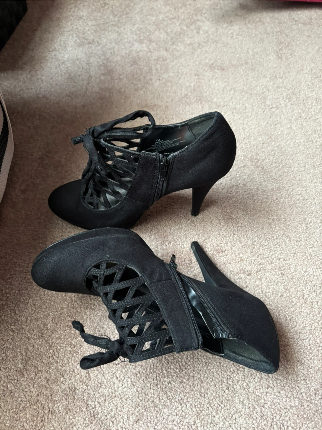 Black High Heel Booties - photo 3