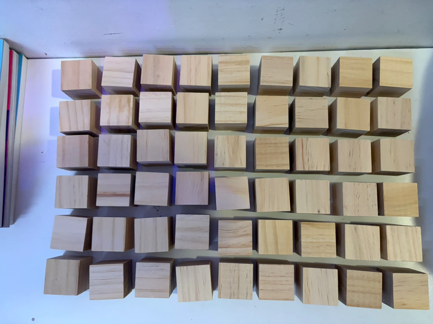 Wooden blocks 54 in all