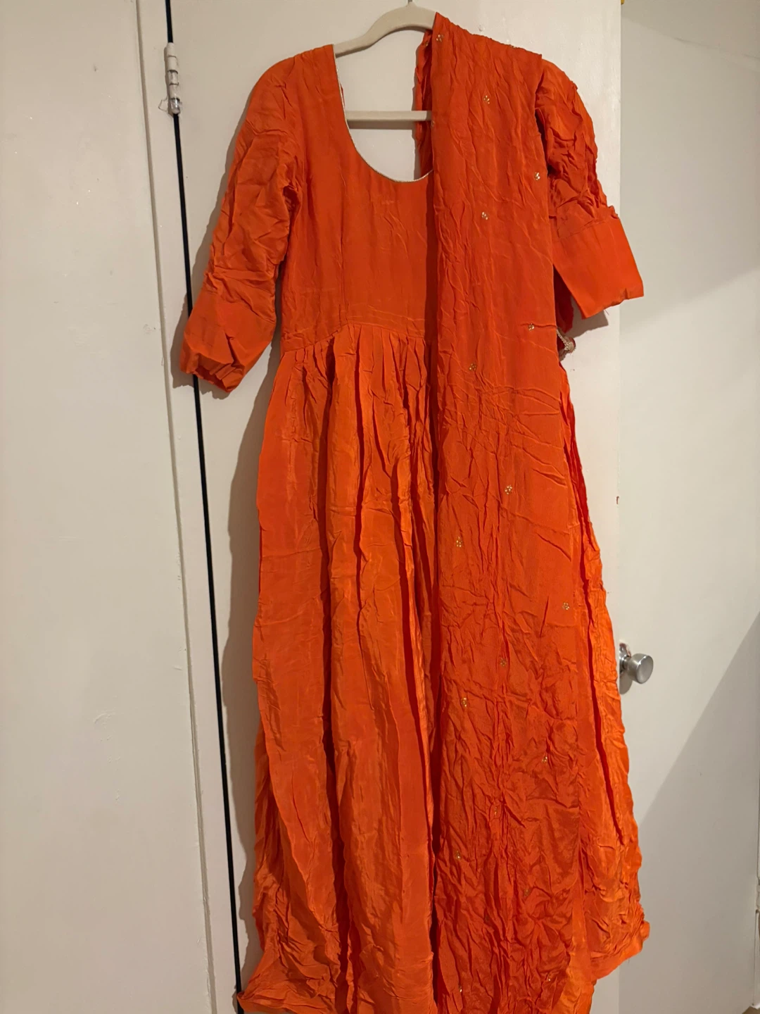 Orange Kurti with Dupatta - photo 4