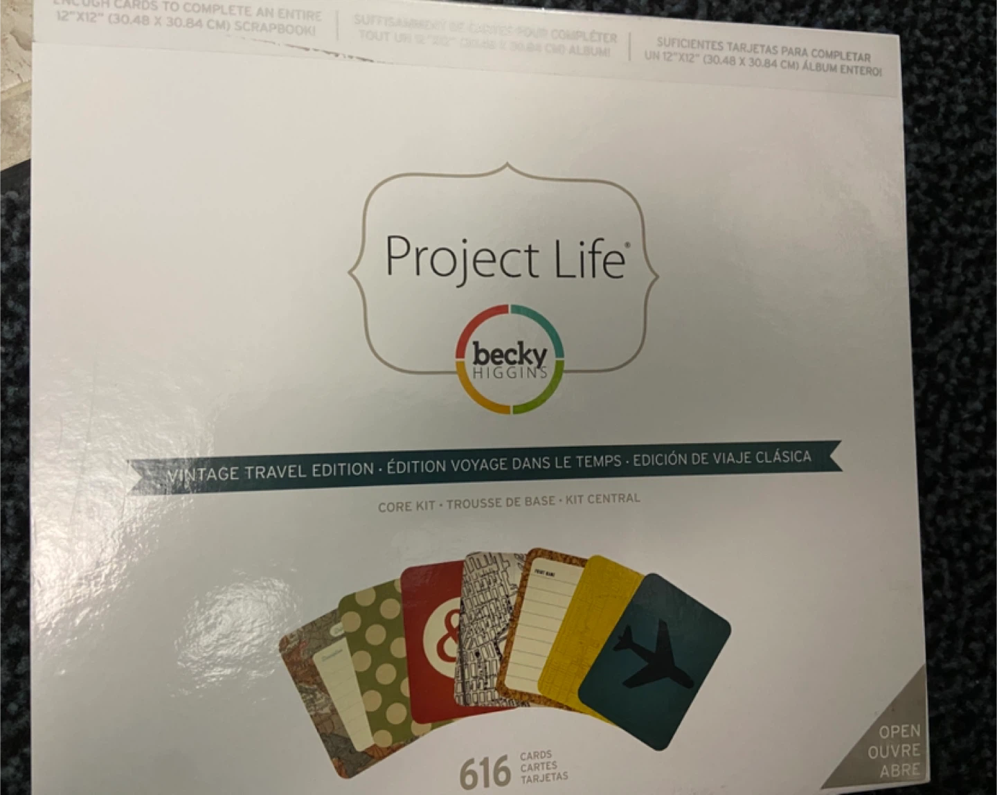 Project Life Vintage Travel Edition Core Kit Cards