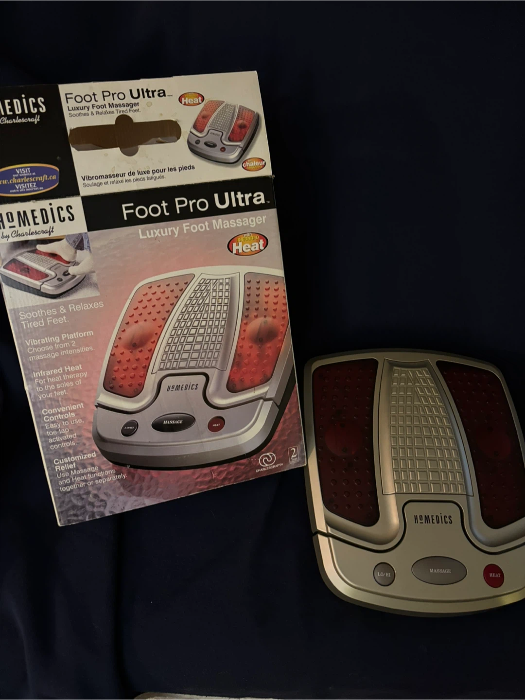 HoMedics Foot Pro Ultra Luxury Foot Massager with Heat