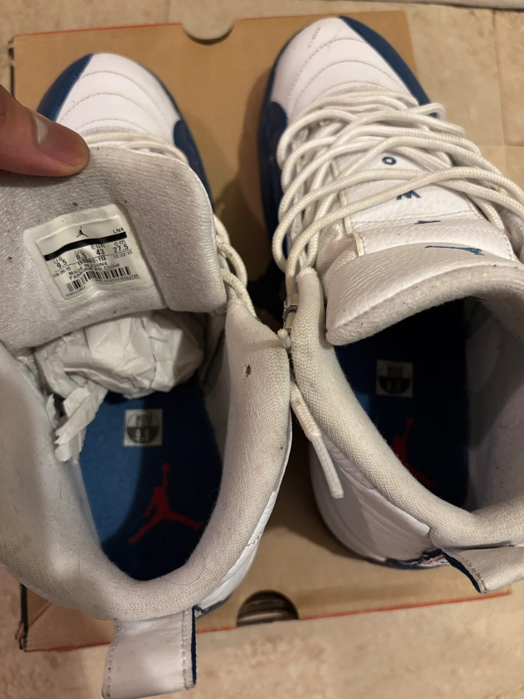 Jordan 12 French Blue (2016 Release) - Size 9.5 - photo 5