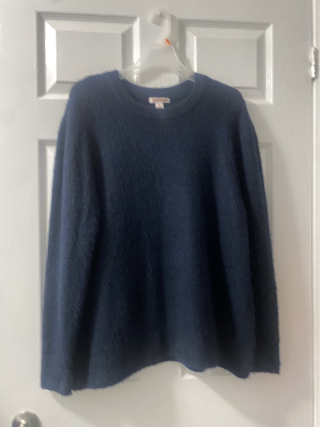 Joe Fresh Navy Blue Fuzzy Sweater