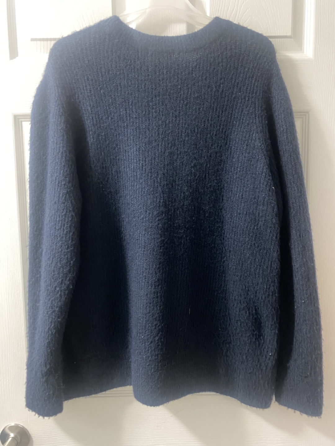 Joe Fresh Navy Blue Fuzzy Sweater - photo 3