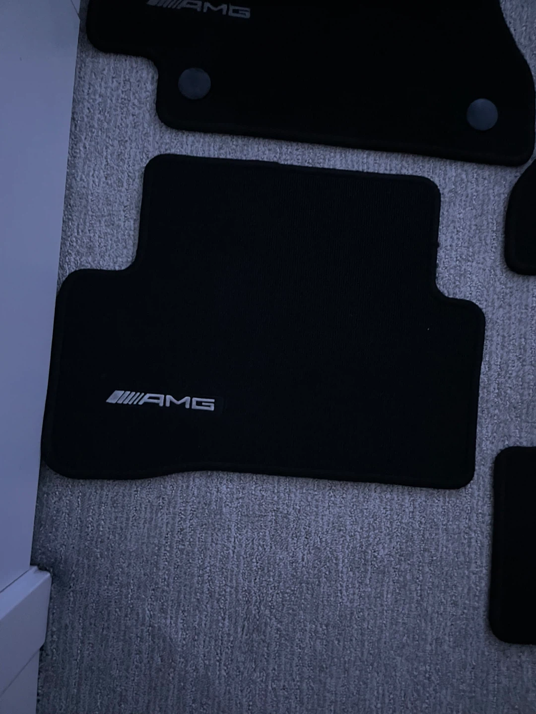 Set of 4 Black AMG Floor Mats - photo 3