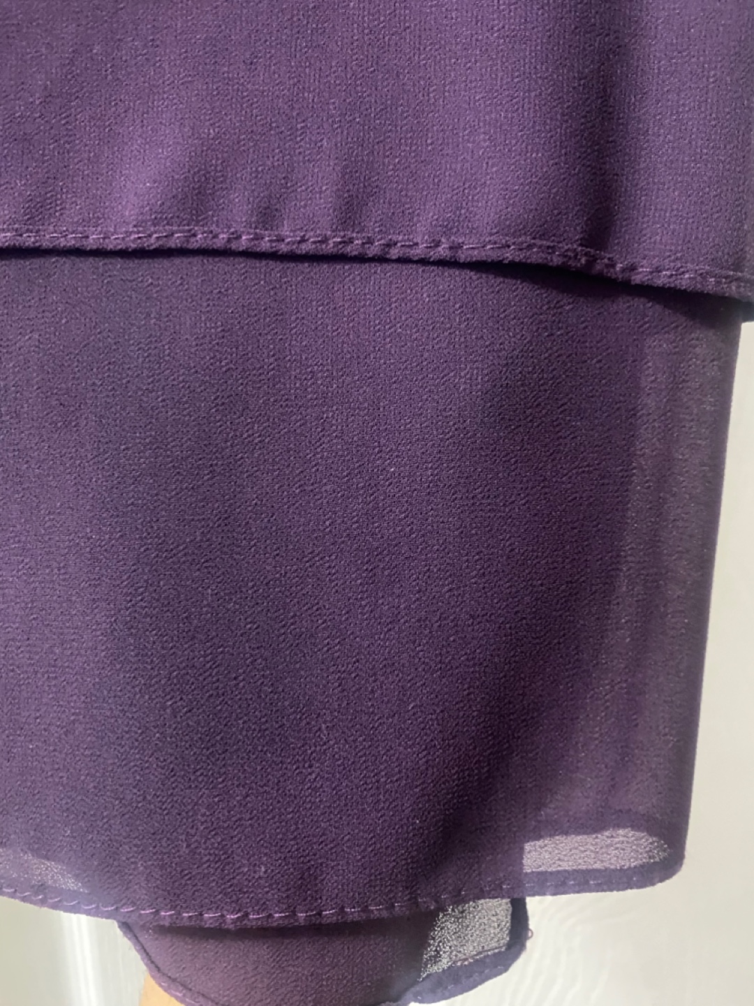 Deep Purple Chiffon Scarf - photo 2