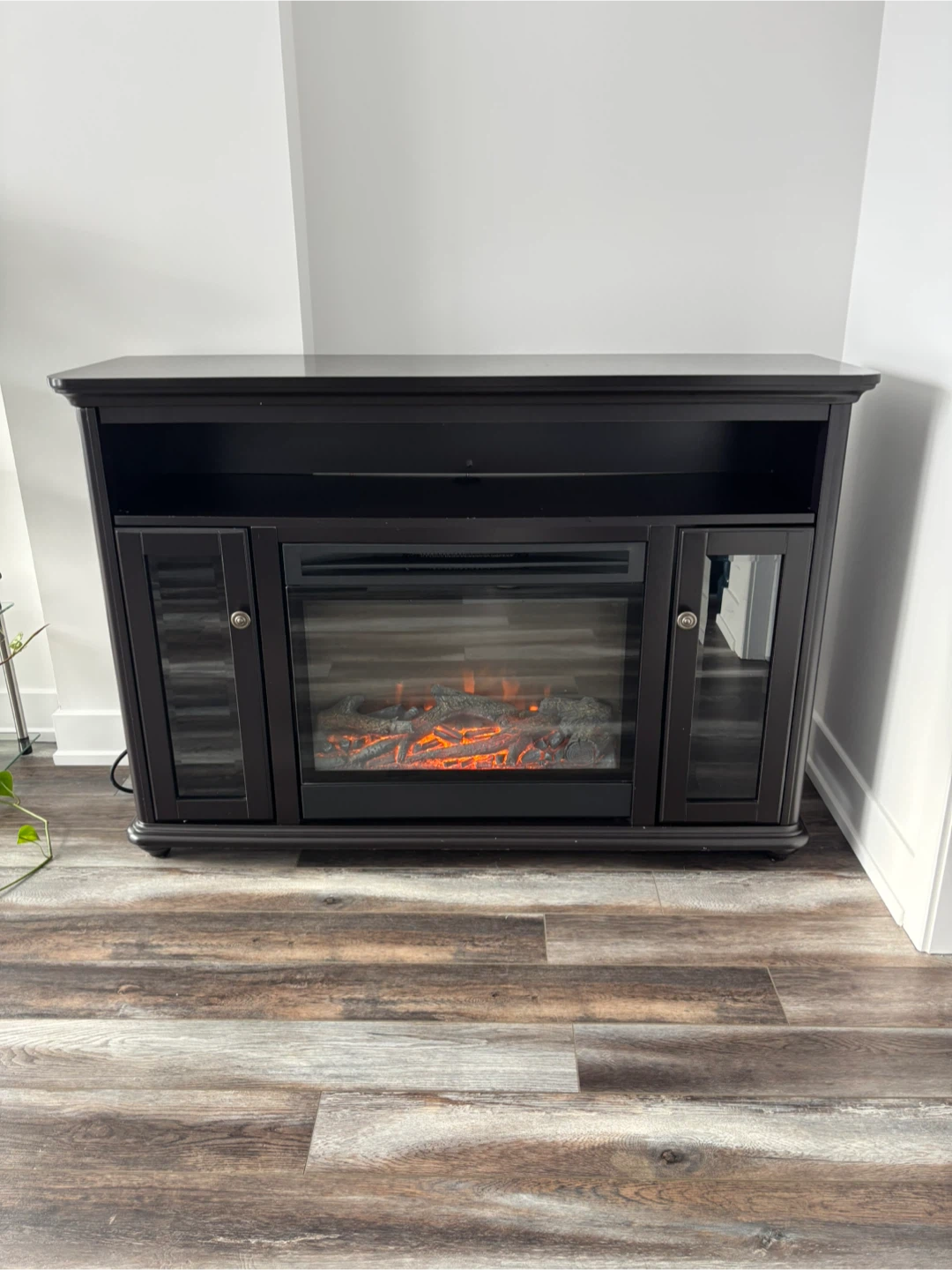 Masterflame Electric Fireplace Entertainment Stand