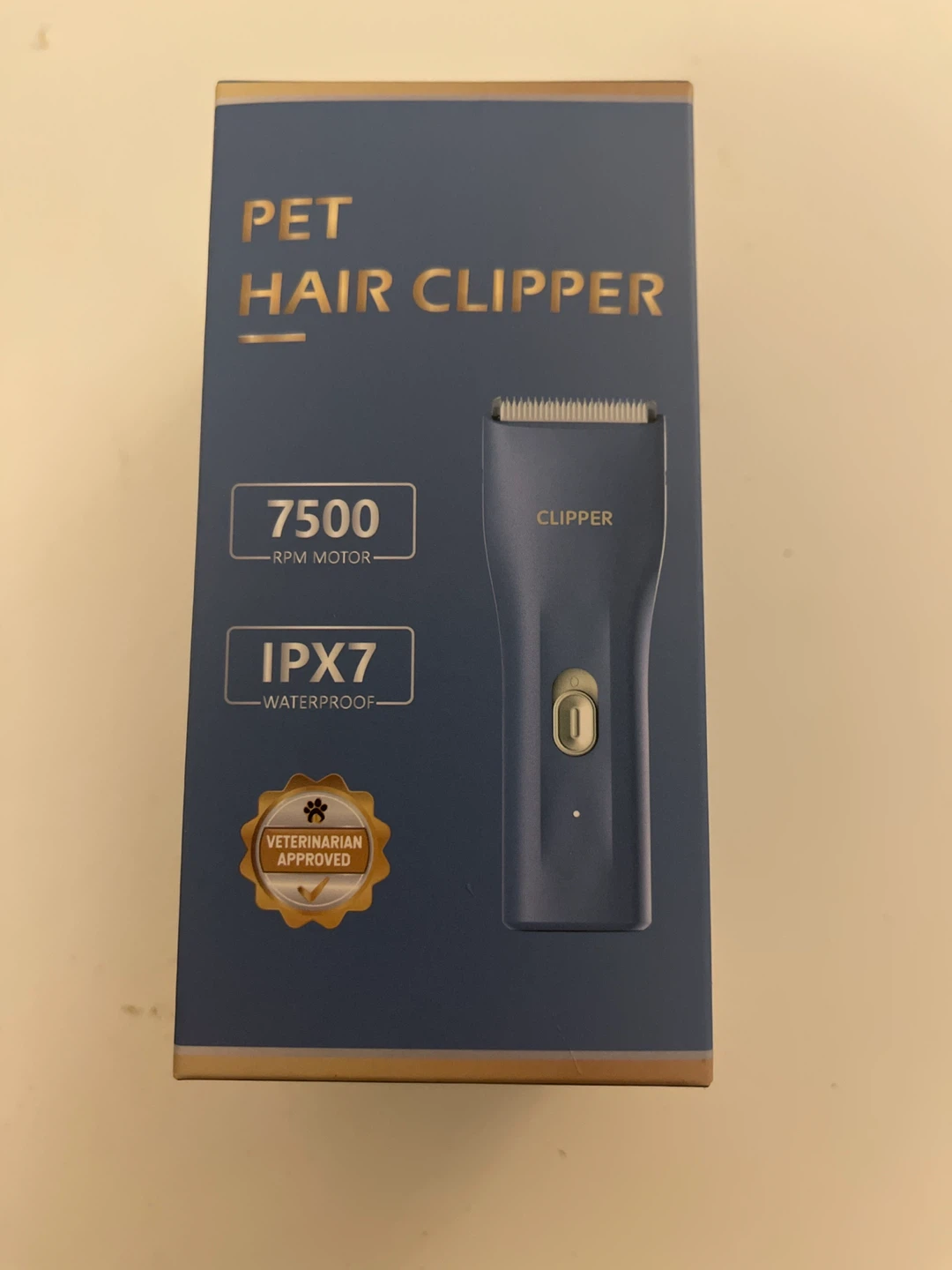 Pet Hair Clipper - 7500 RPM Motor, IPX7 Waterproof - BRAND NEW - photo 3