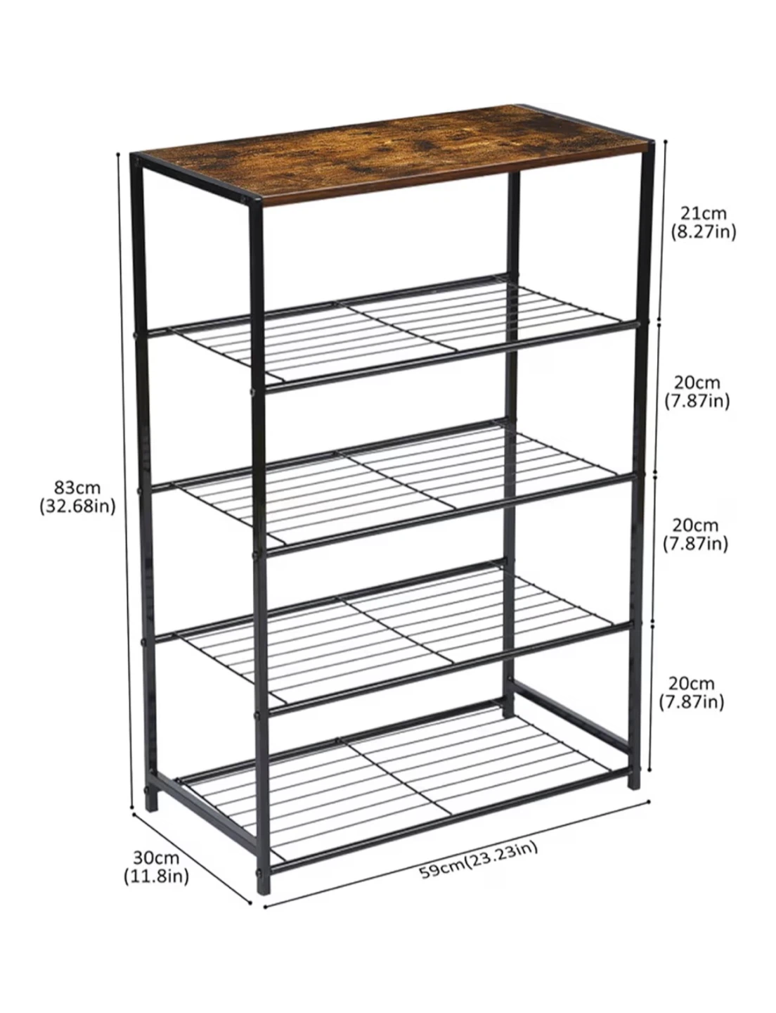 Moving Sale - 5-Tier Shoe Rack Organizer - photo 3