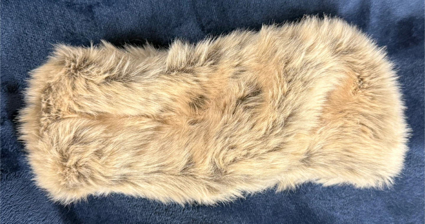 New Parkhurst White Faux Fur Headband - photo 2