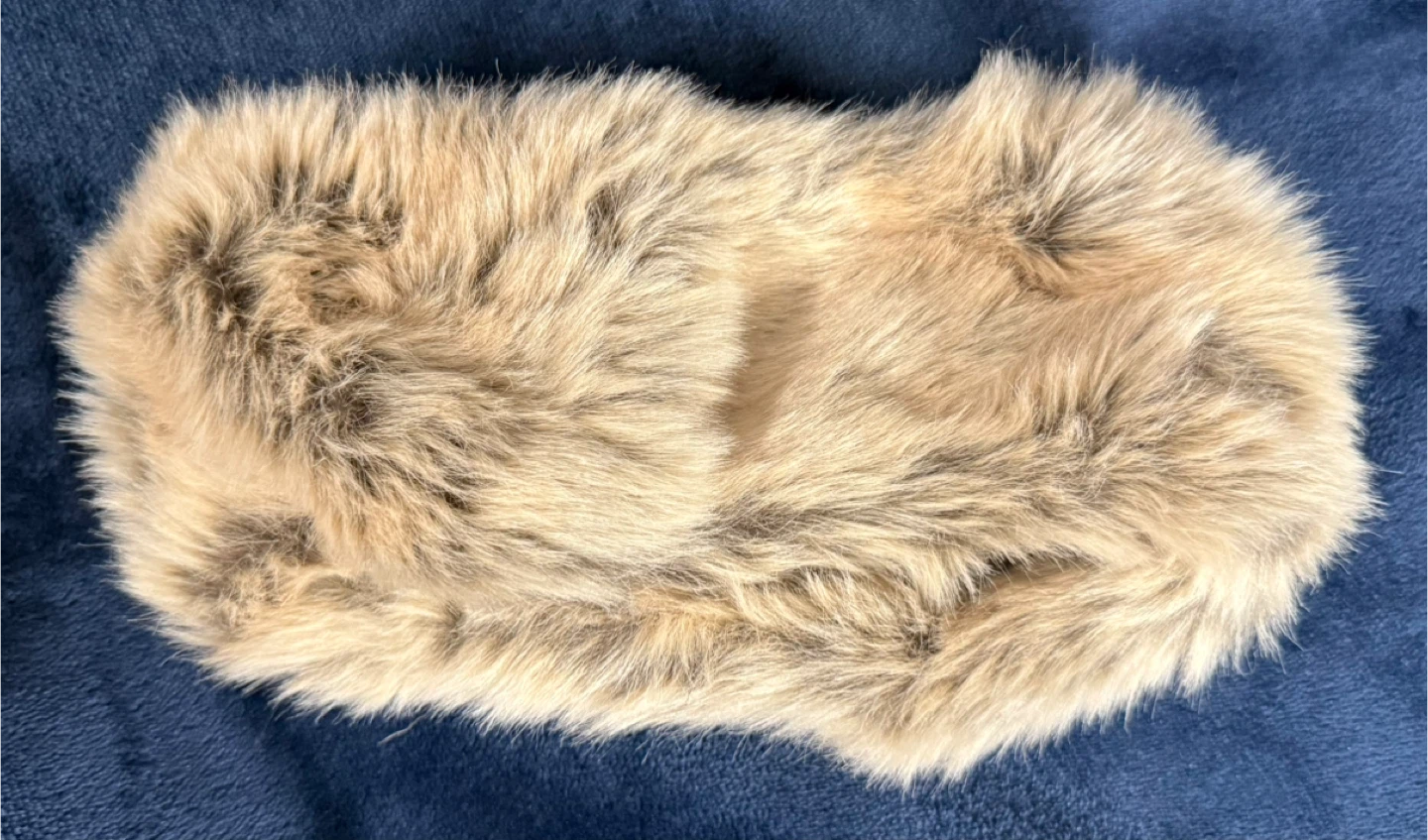 New Parkhurst White Faux Fur Headband