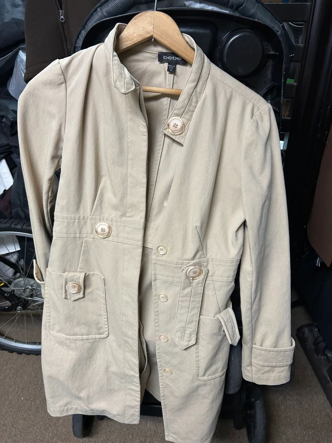 Bebe Tan Jacket - Size XS