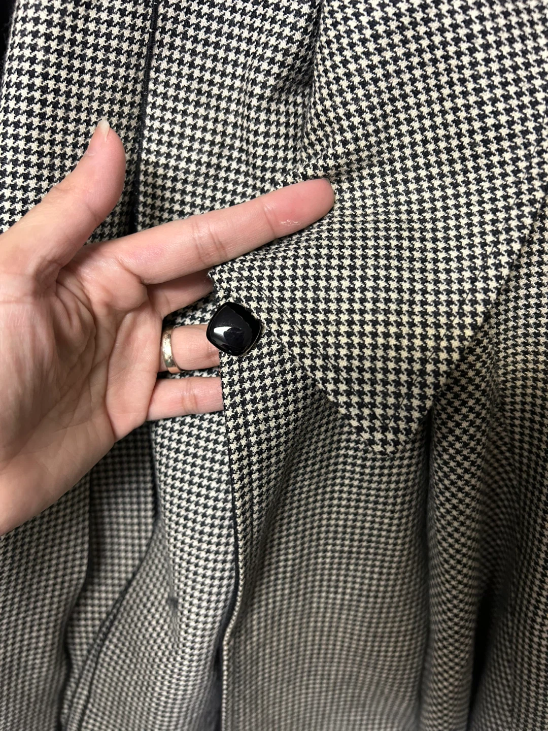 Houndstooth Trench Coat - photo 2