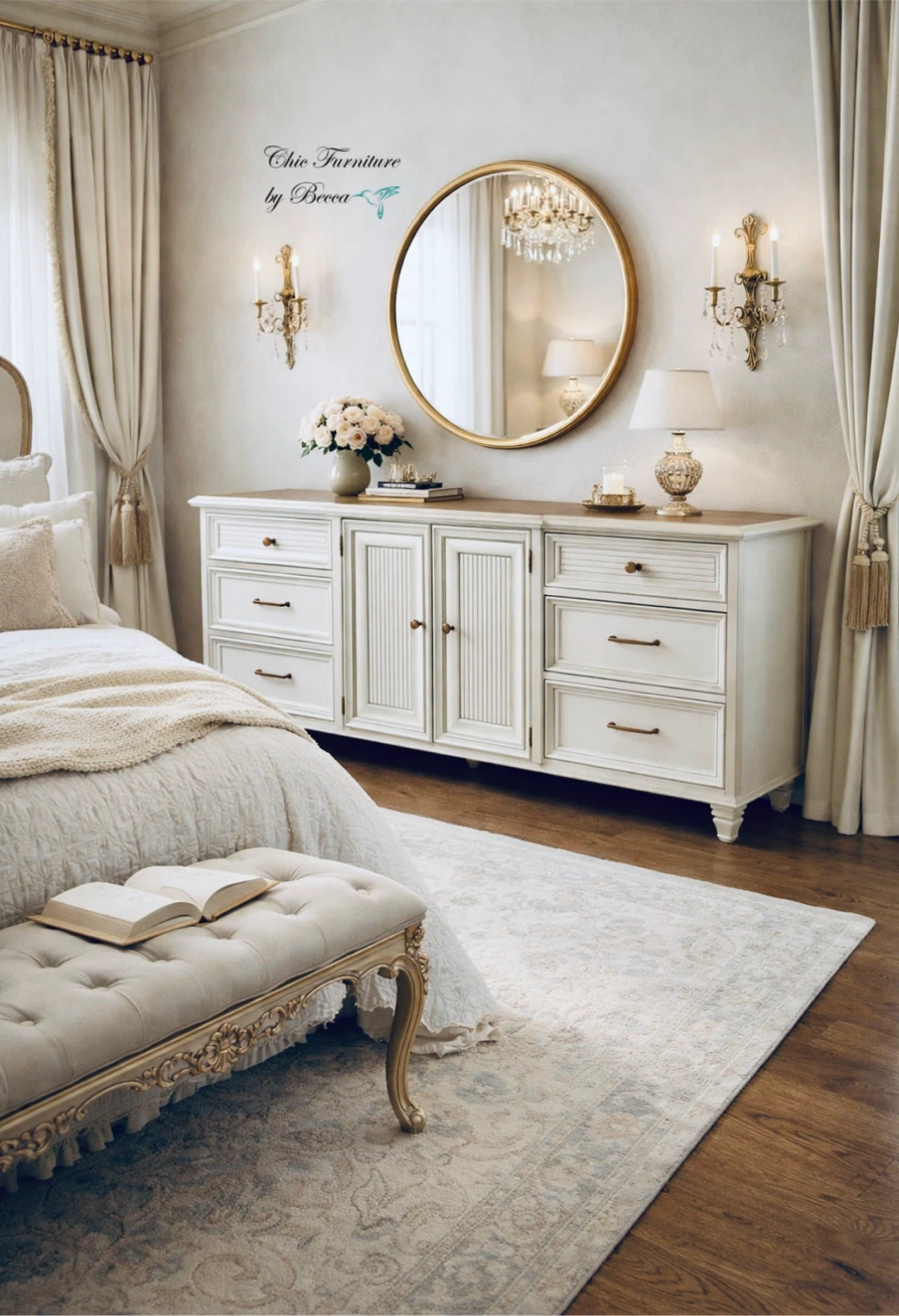 Light green refinished Dresser - photo 3
