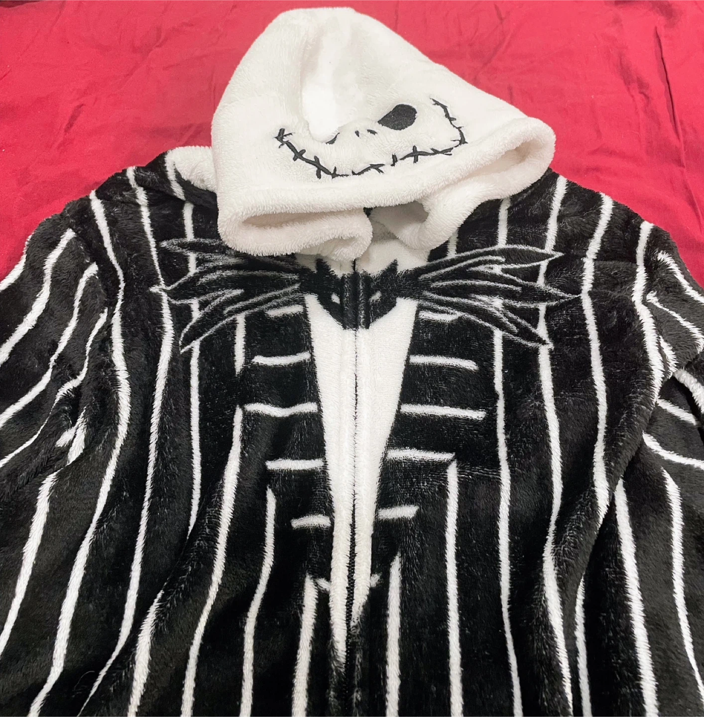 The Nightmare Before Christmas Jack Skellington Pajama Robe XL - photo 3