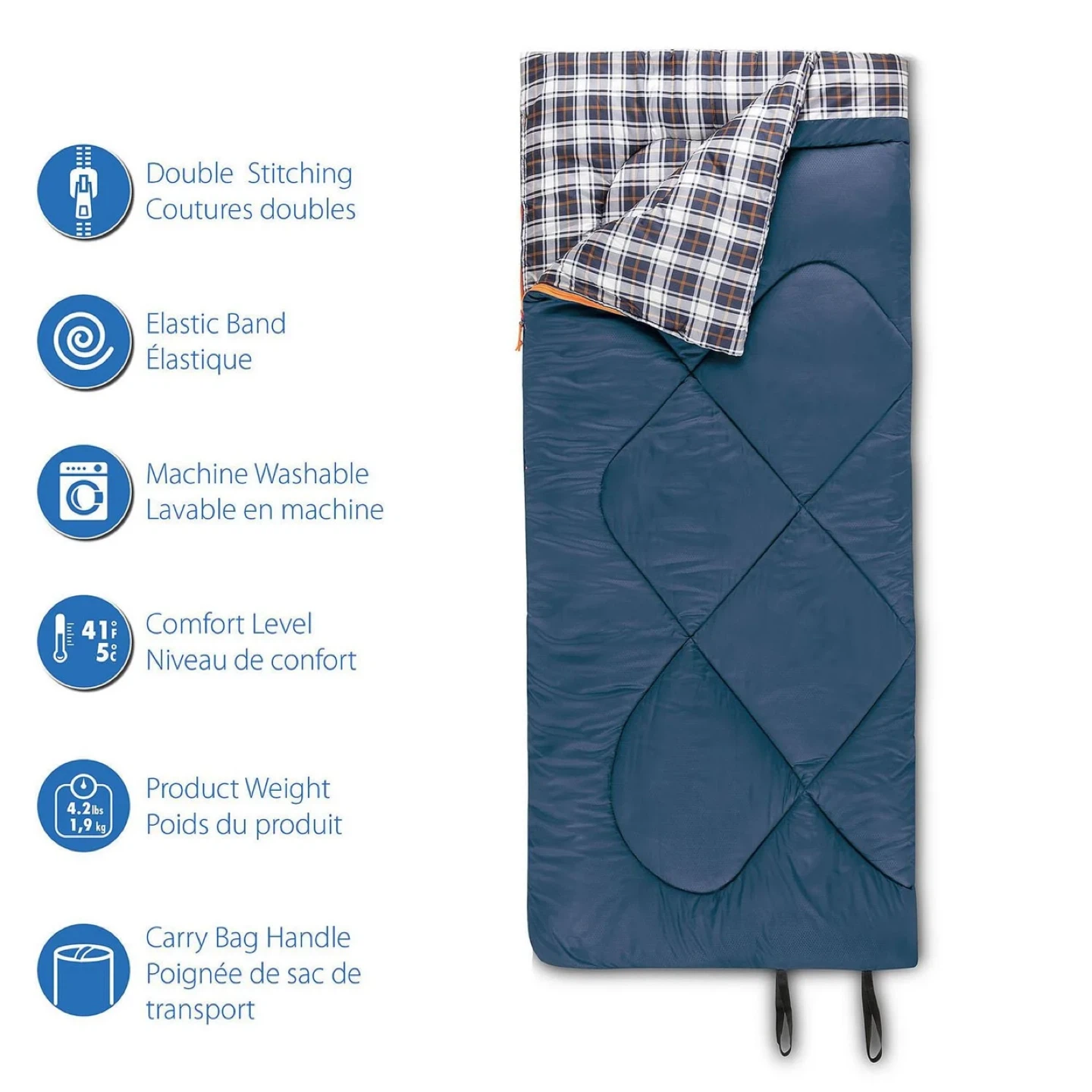 Ozark Trail Blue Sleeping Bag