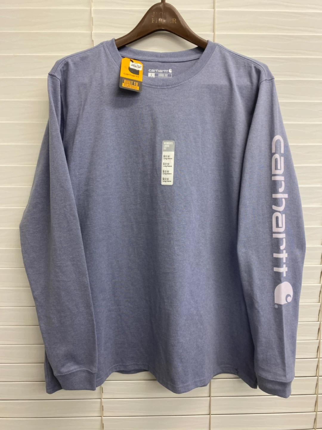 Carhartt Women's Loose Fit Long Sleeve T-Shirt Size L