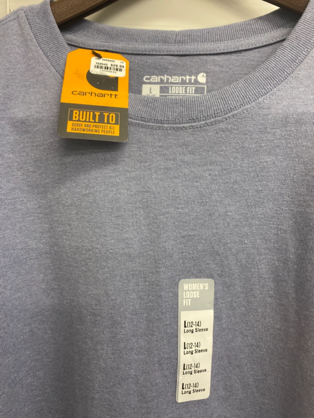 Carhartt Women's Loose Fit Long Sleeve T-Shirt Size L - photo 3