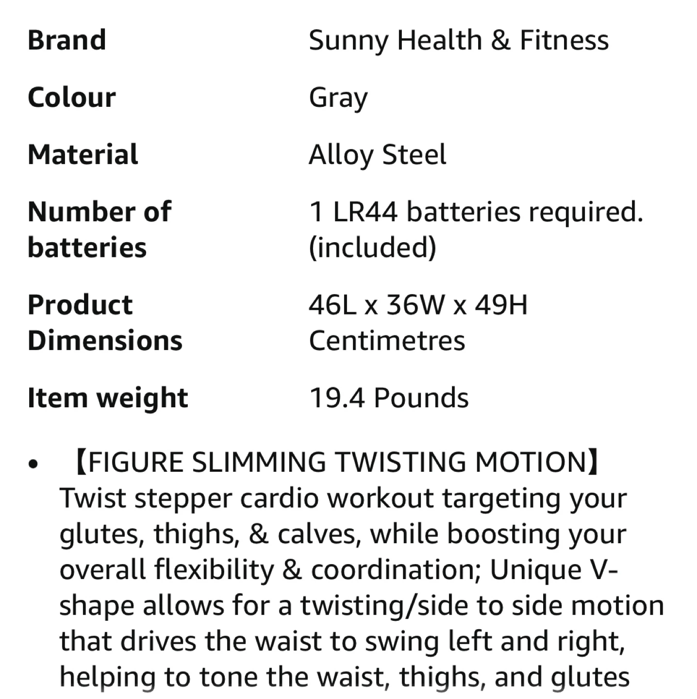 Sunny Health & Fitness Mini Stepper - photo 4