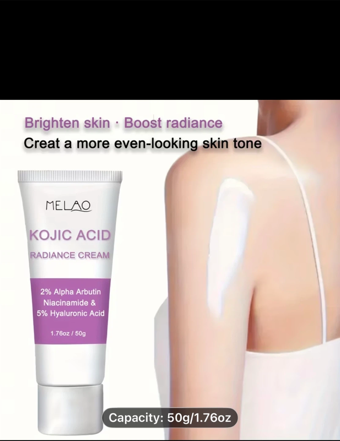 Melao Kojic Acid Radiance Cream 50g/1.76oz