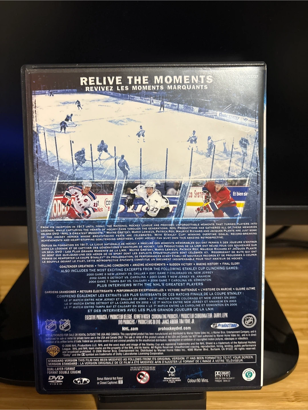 NHL greatest moments DVD - photo 2