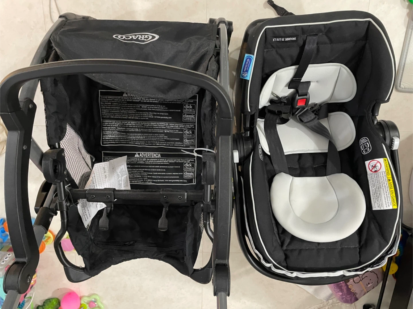 Graco Click Connect Infant Car Seat & Stroller Travel System