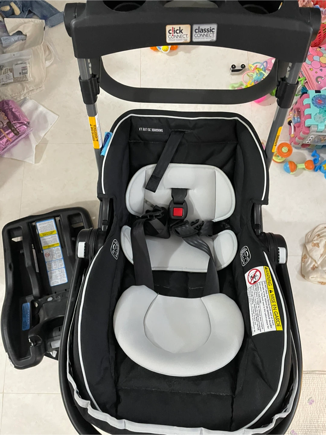 Graco Click Connect Infant Car Seat & Stroller Travel System - photo 2