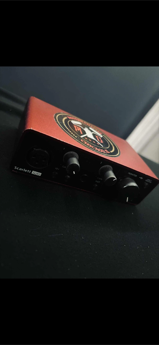 Focusrite Scarlett Solo Audio Interface - Red