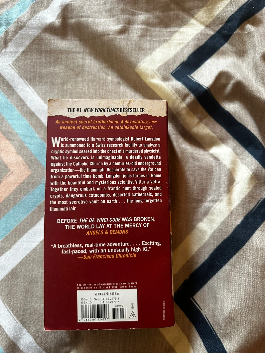 Angels & Demons by Dan Brown Paperback Book - photo 2