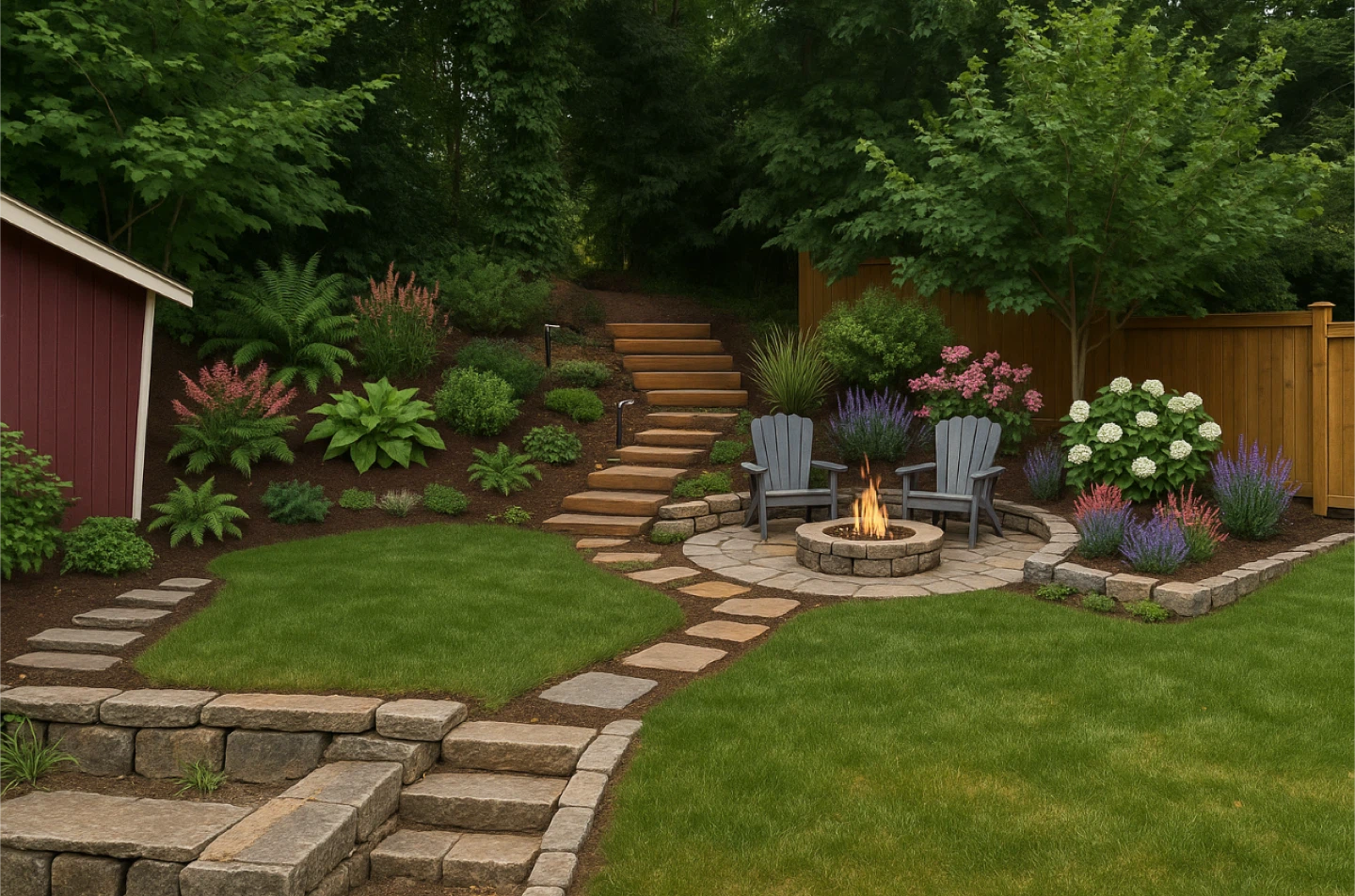 Landscaping Elements - Stone Pavers and Edging Blocks - photo 2